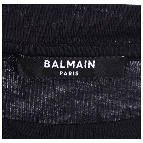 Balmain Crop Top in Black